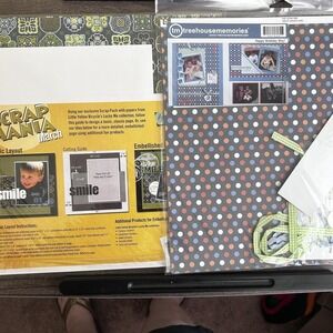 Treehouse‎ Memories Scrapbook Kit Birthday Boy Archiver's Scrap Pack Polka Dot